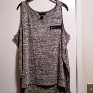 NEW Lane Bryant Tank with Zipper Back Detail